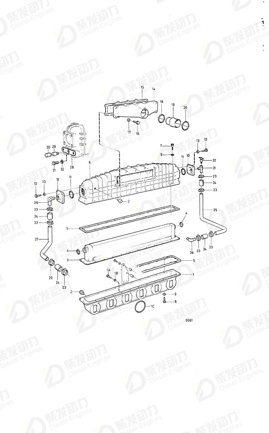 VOLVO Tube 424802 Drawing